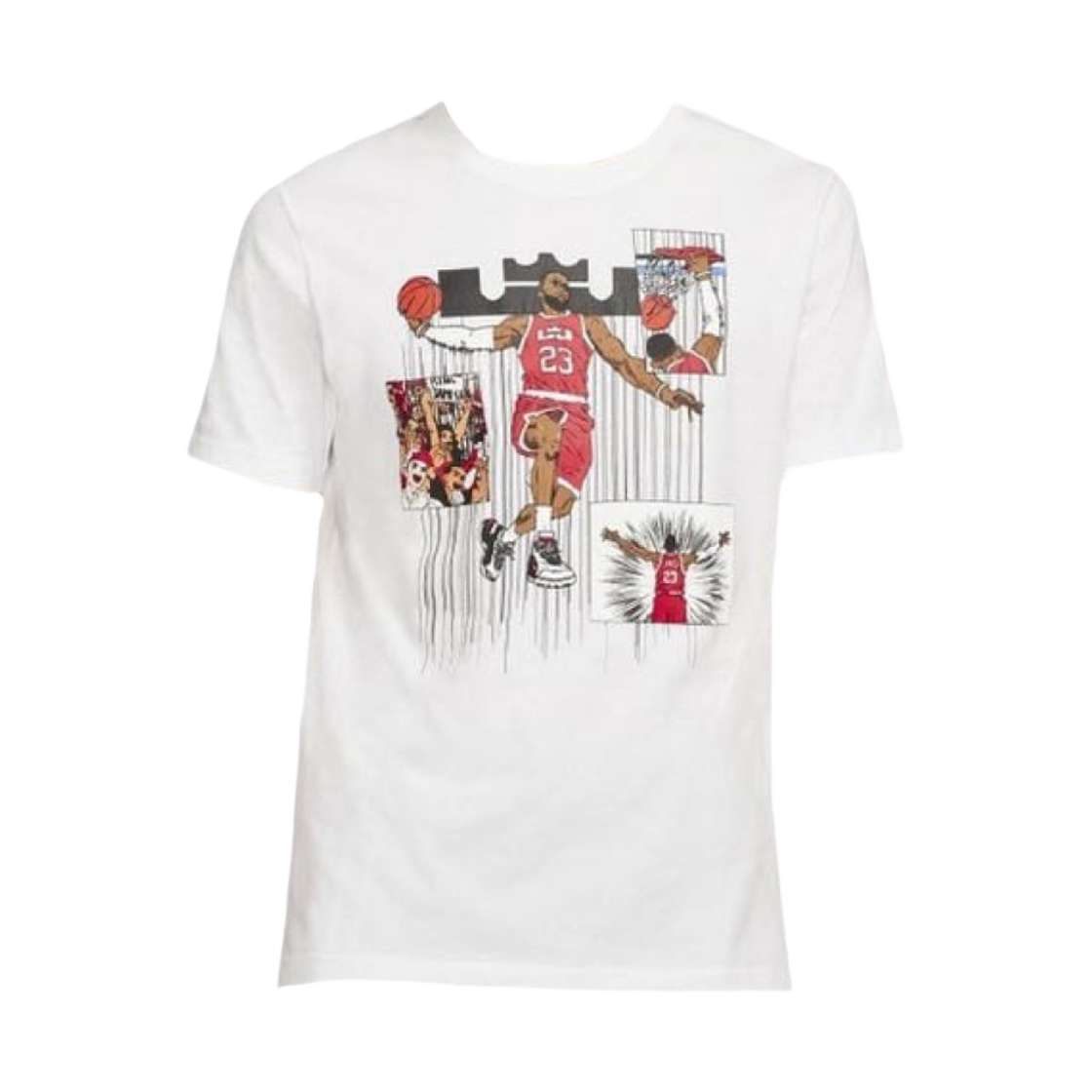 나이키 르브론 로고 티셔츠 화이트 - 아시아(Nike LeBron Logo T-Shirt White - Asia) - 1
