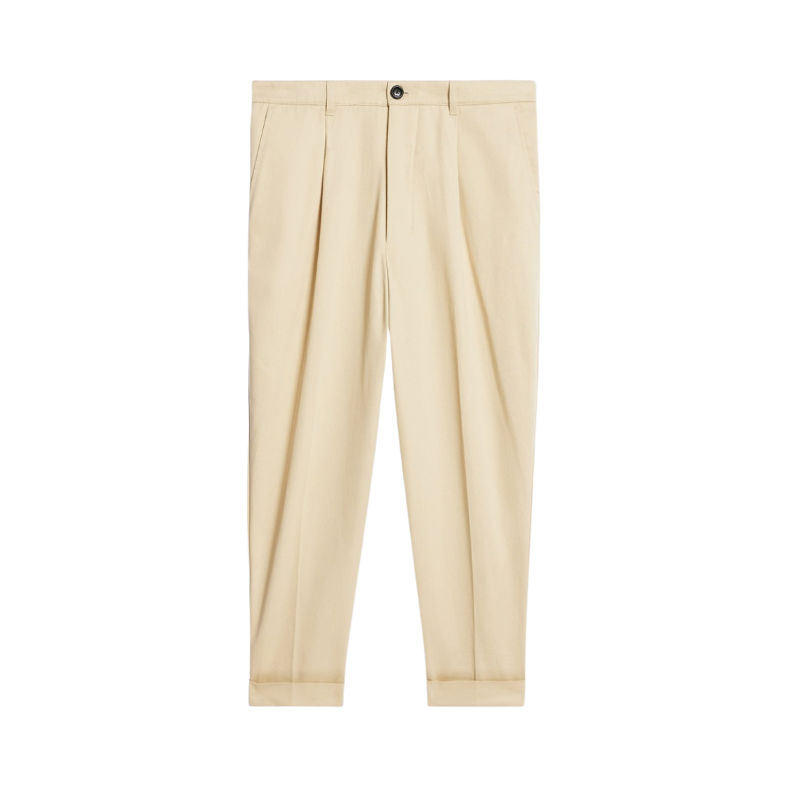 아미 캐롯 오버사이즈 트라우저 바닐라(AMI Carrot Oversize Trousers Vanilla) - 1