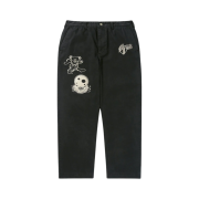 Thisisneverthat x Grateful Dead Iconography Work Pants Off Black