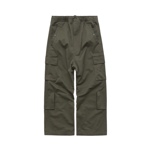 PL5PPT7701GA Polyteru Side Cargo Pajama Pants Olive