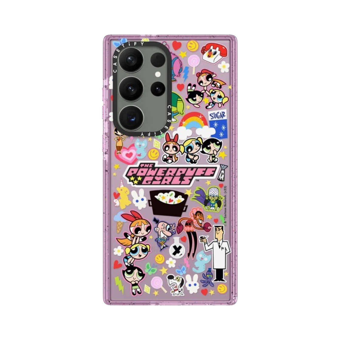 케이스티파이 x 파워퍼프걸 갤럭시 스티커마니아 임팩트 케이스 반투명 라일락(Casetify x The Powerpuff Girls Galaxy Stickermania Impact Case Sheer Lilac) - 4