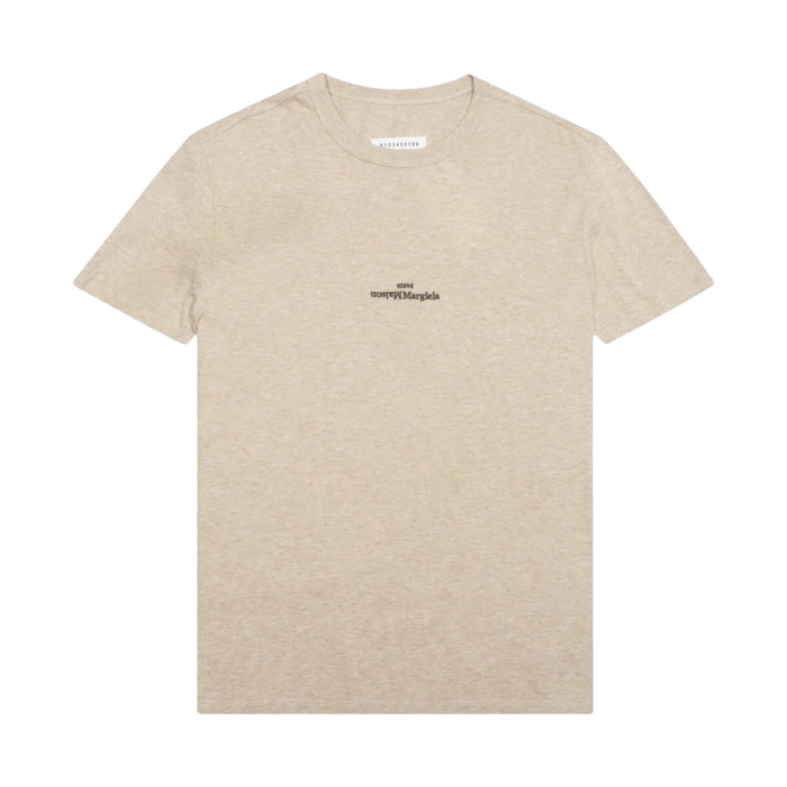 메종 마르지엘라 리버스 로고 티셔츠 베이지(Maison Margiela Reverse Logo T-Shirt Beige)