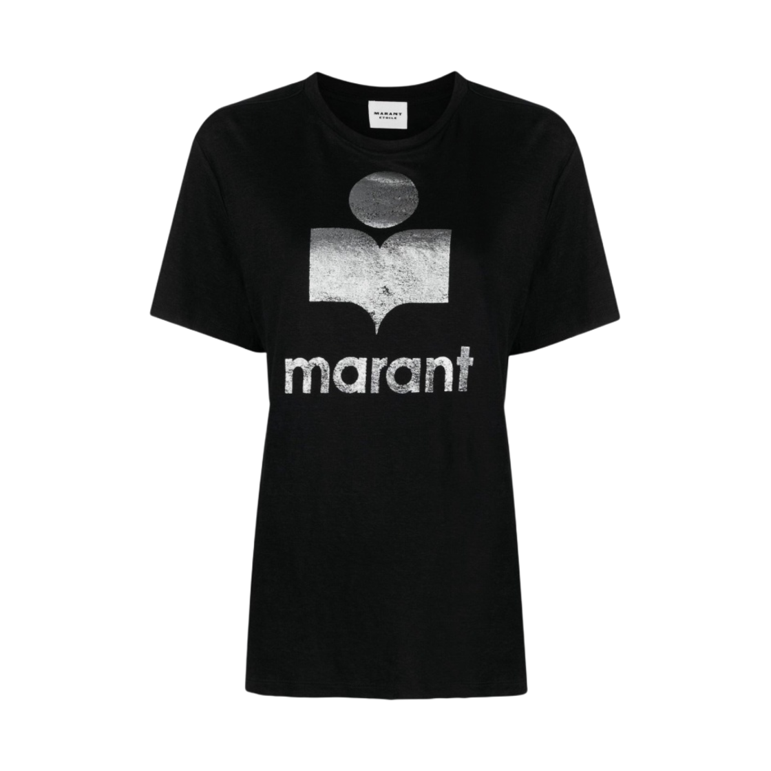 (W) 이자벨 마랑 즈웰 로고 티셔츠 블랙 - 23SS((W) Isabel Marant Zewel Logo T-Shirt Black - 23SS)