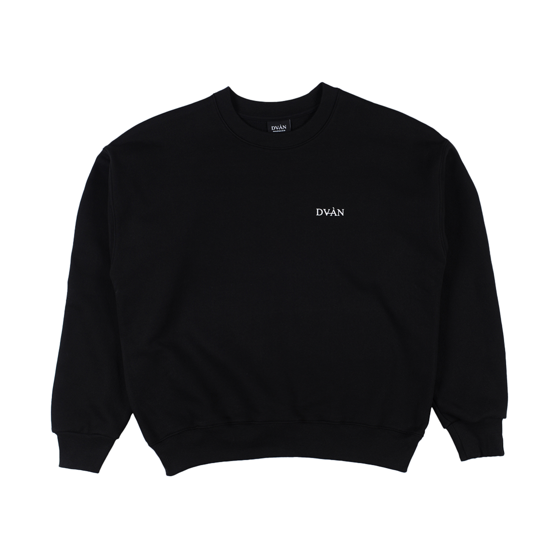 드반 노말 맨투맨 블랙(DVAN Normal Sweatshirt Black)