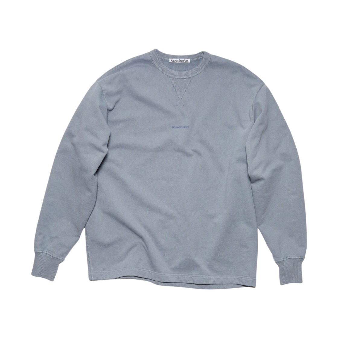아크네 스튜디오 스탬프 로고 스웨트셔츠 스틸 그레이(Acne Studios Stamp Logo Sweatshirt Steel Grey) - 1