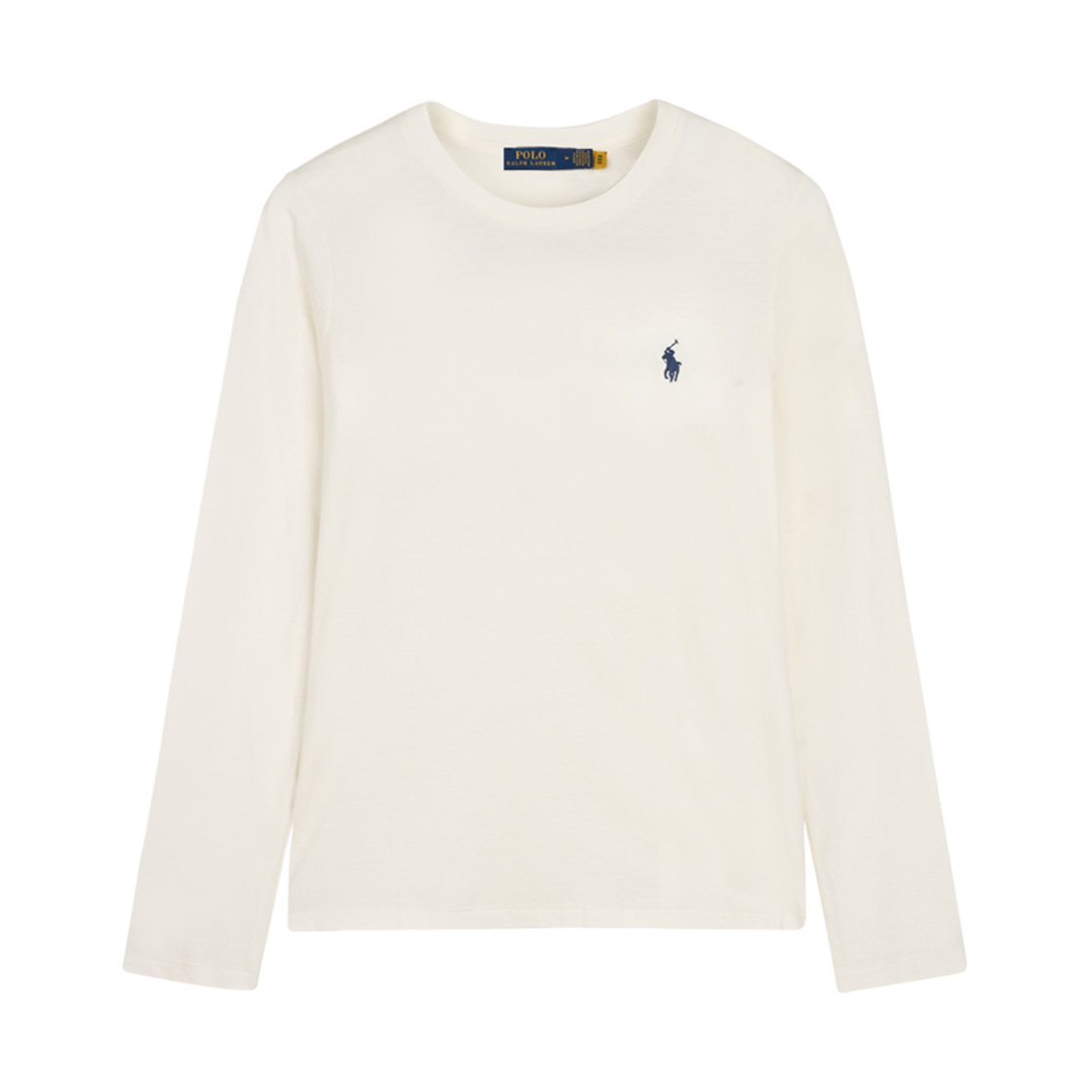 [30%적립] 폴로 랄프 로렌 우먼 롱 슬리브 저지 크루넥 티 네비스 - 24FW([30%적립] Polo Ralph Lauren Women Long Sleeve Jersey Crewneck Tee Nevis - 24FW)