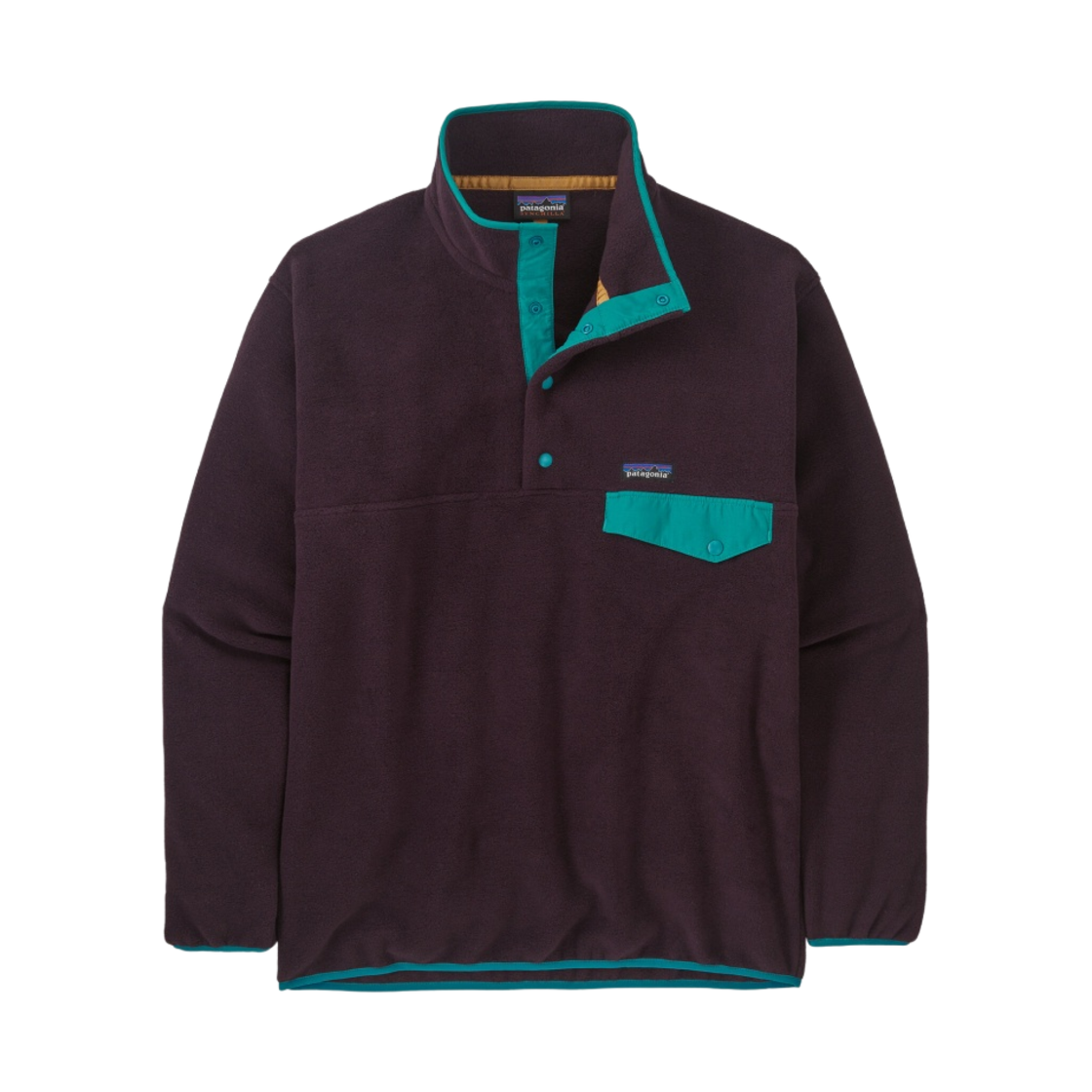 25450 Patagonia Synchilla Snap-T Fleece Pullover Obsidian Plum