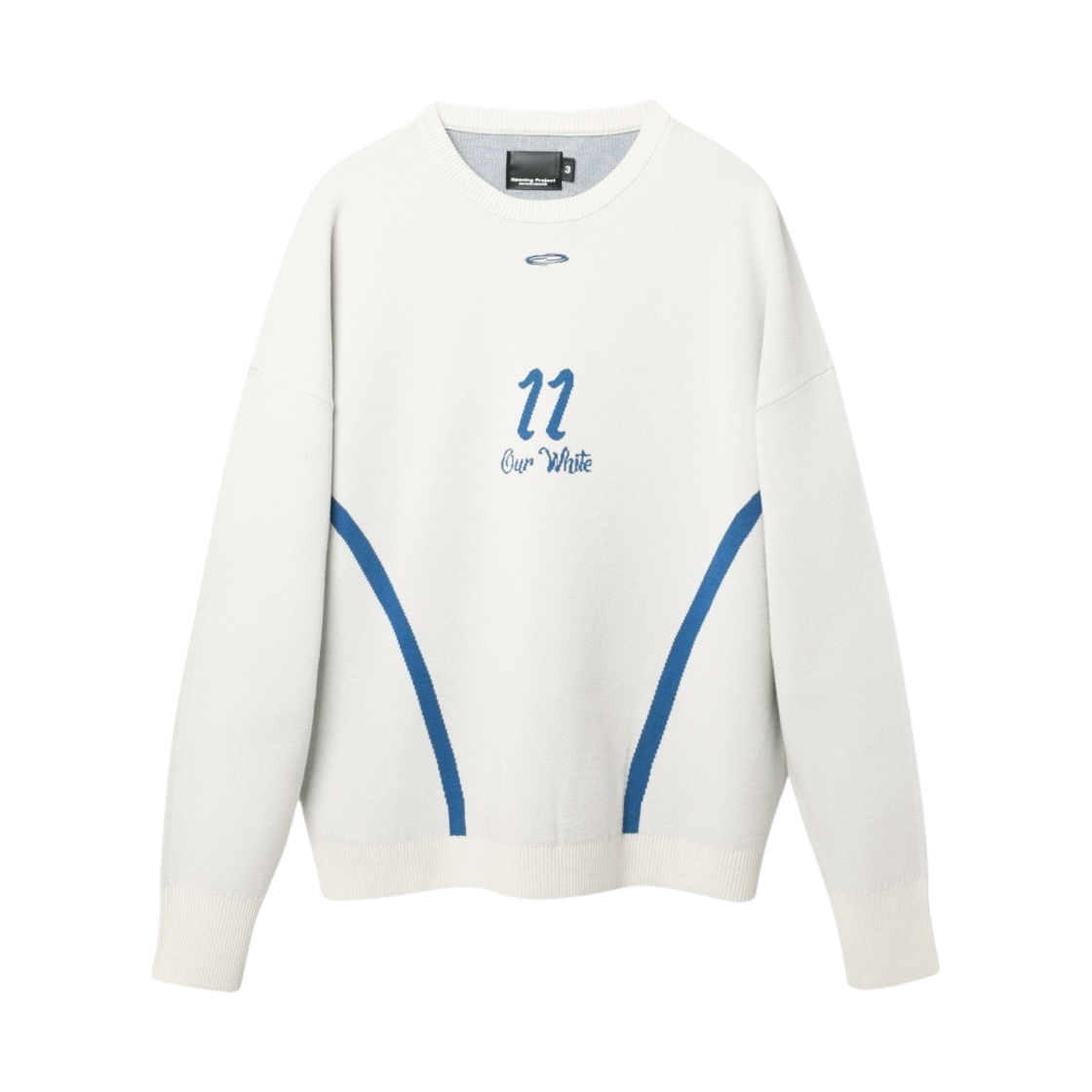 오프닝프로젝트 No11 스포츠 스웨터 오프 화이트