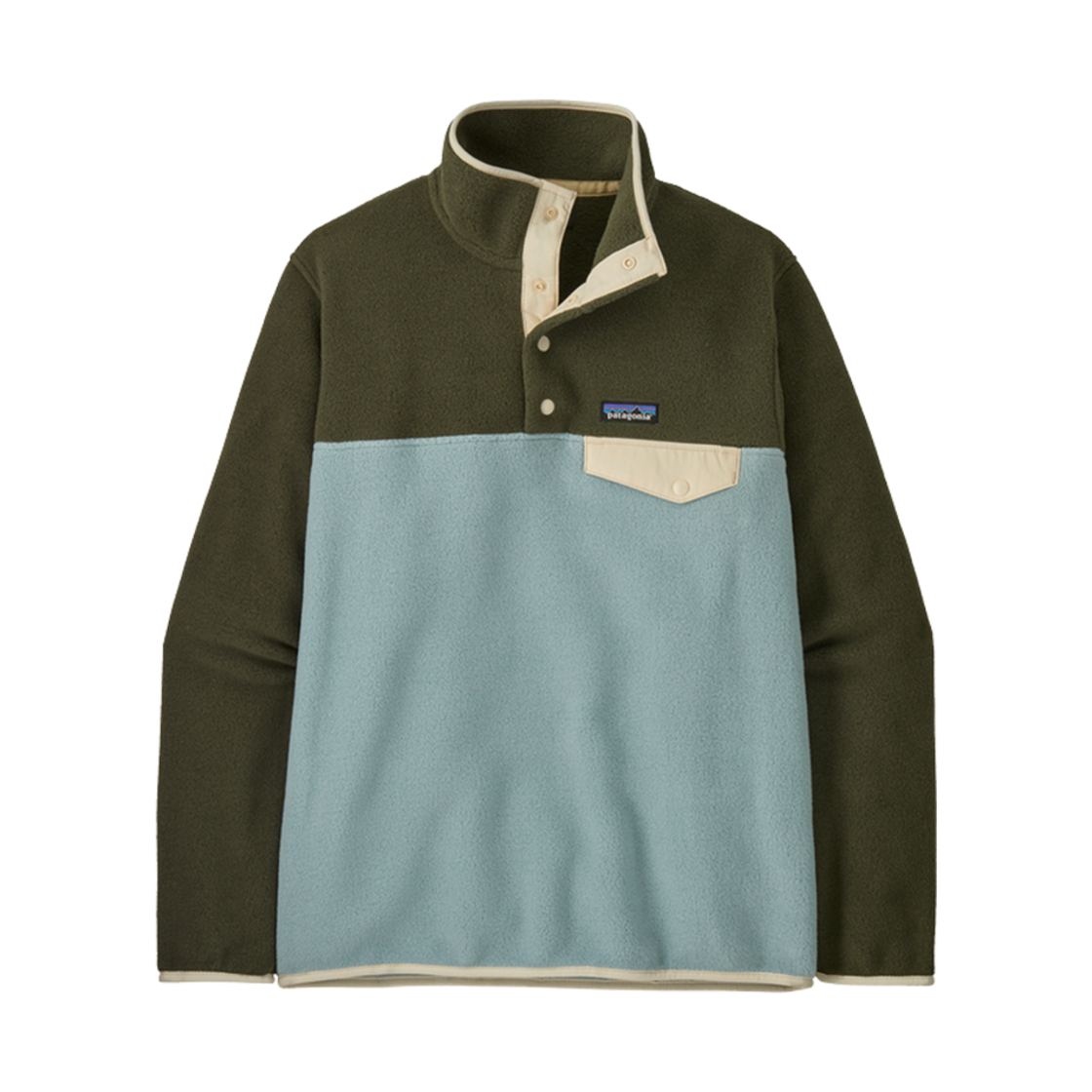 (W) 파타고니아 라이트웨이트 신칠라 스냅-T 플리스 풀오버 써멀 블루((W) Patagonia Lightweight Synchilla Snap-T Fleece Pullover Thermal Blue)