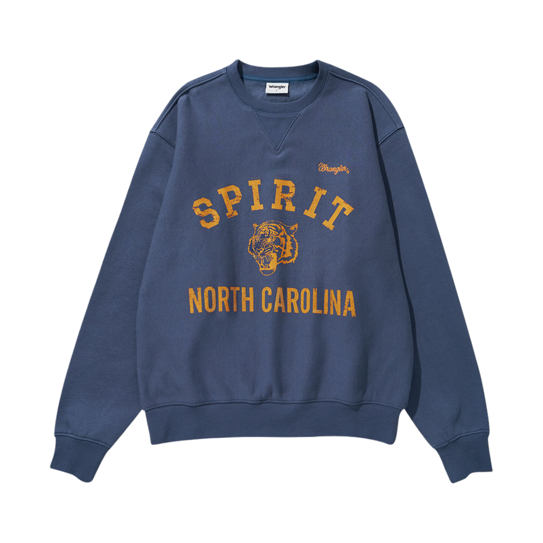 랭글러 아치 타이거 기모 스웻셔츠 네이비(Wrangler Arch Tiger Fleece Sweatshirt Navy) - 1