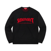 Supreme x Thrasher Sweater Black - 21FW
