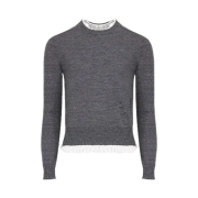 Maison Margiela Knitted Pullover Grey