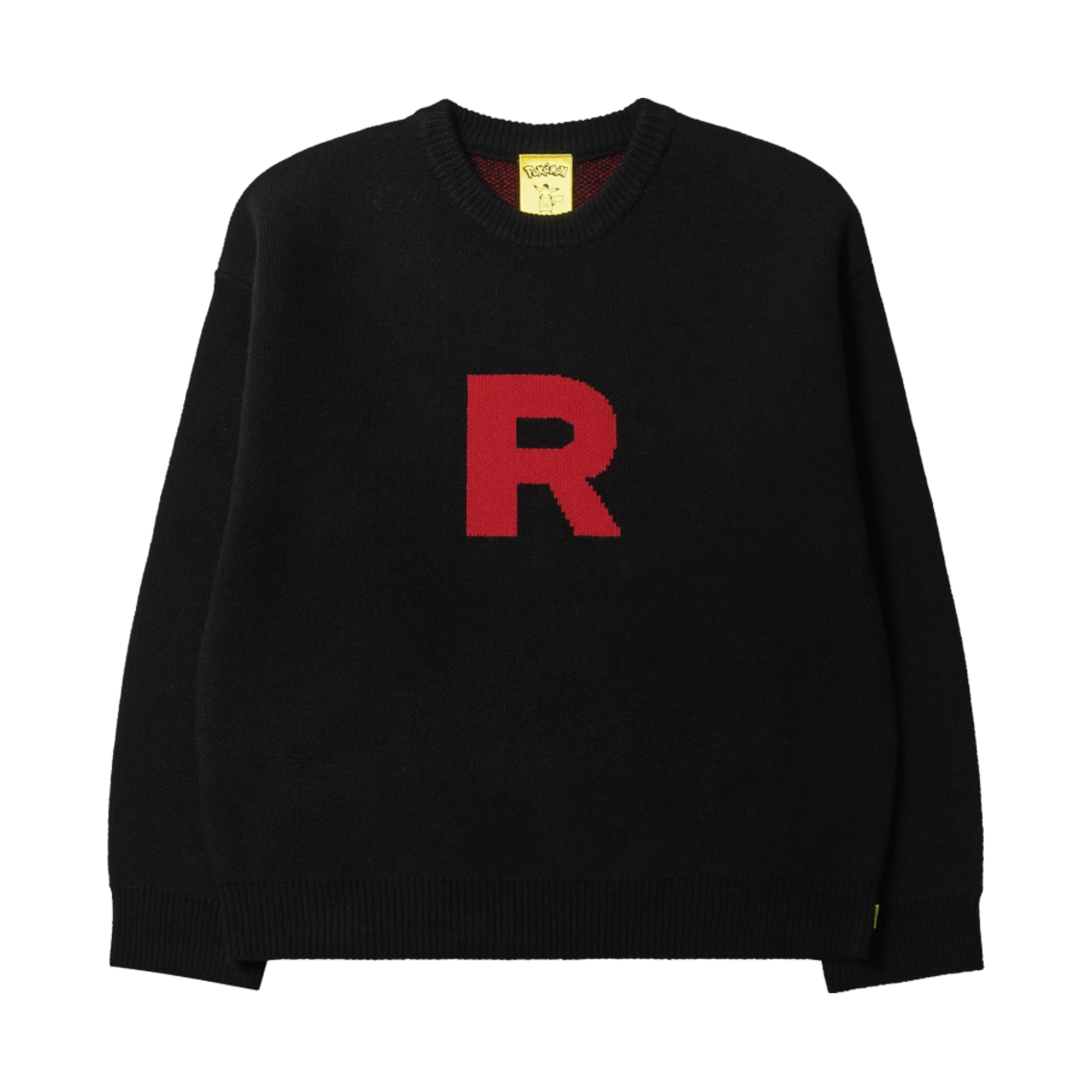 아이앱 스튜디오 x 포켓몬 로켓단 니트 블랙 레드(IAB Studio x Pokemon Team Rocket Knit Black Red)