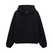 Stussy Relaxed Oversized Hoodie Black