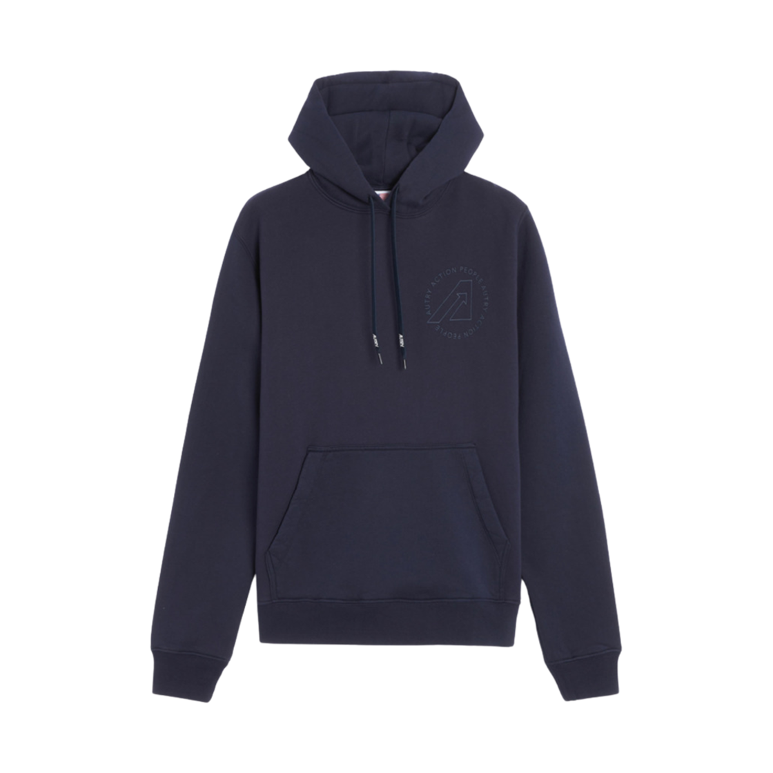 오트리 아이코닉 자수 후드 블루(Autry Iconic Embroidery Hoodie Blue)