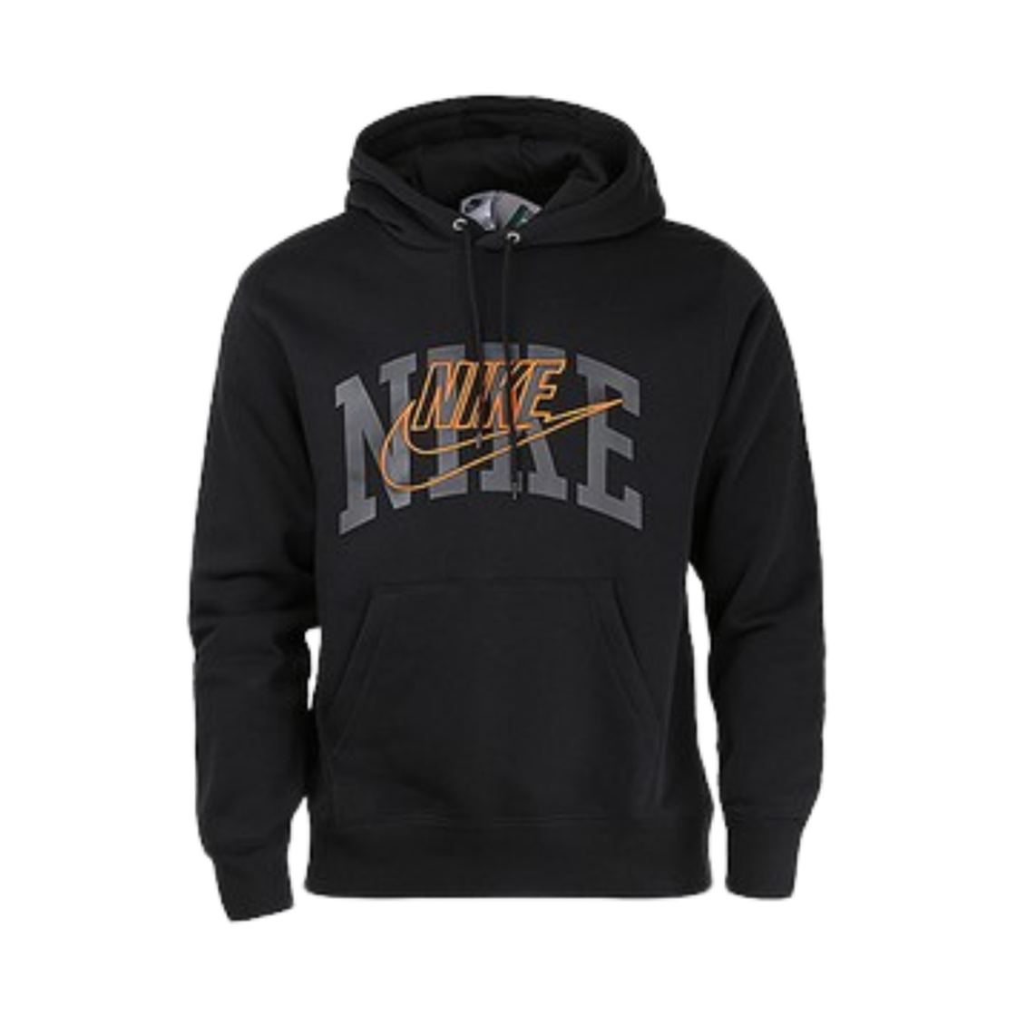 FV4448-010 Nike Club Fleece Pullover Hoodie Black - Asia - 대표 이미지 #1