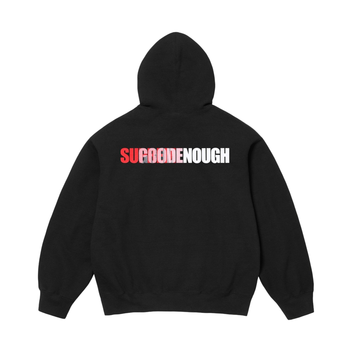 슈프림 x 굿이너프 후드 스웨트셔츠 블랙 - 25SS(Supreme x GOODENOUGH Hooded Sweatshirt Black - 25SS) - 1