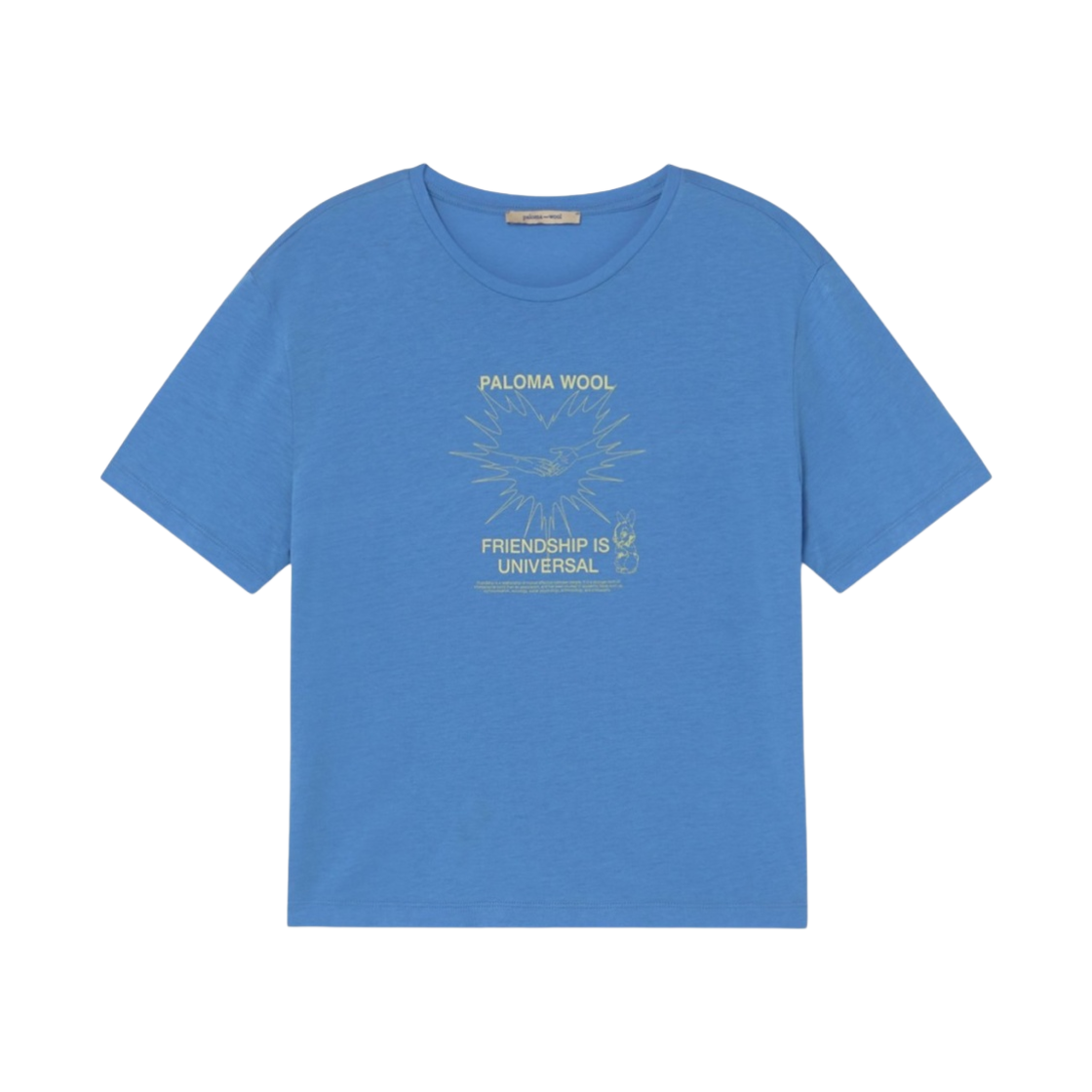 PJM037 (W) Paloma Wool Souvenir Corazon T-Shirt Soft Blue