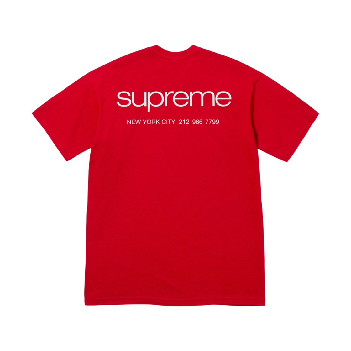 슈프림 NYC 티셔츠 레드 - 23FW(Supreme NYC T-Shirt Red - 23FW) - 1