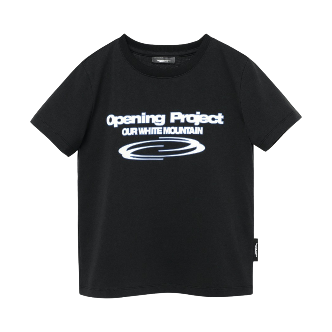 오프닝프로젝트 여성 아이덴티티 티셔츠 블랙