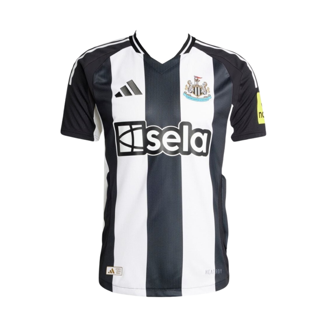아디다스 뉴캐슬 유나이티드 FC 2024/25 홈 어센틱 저지 블랙 화이트 - US 사이즈 (논 마킹 버전)(Adidas Newcastle United FC 2024/25 Home Authentic Jersey Black White - US Sizing (Non Marking Ver.))