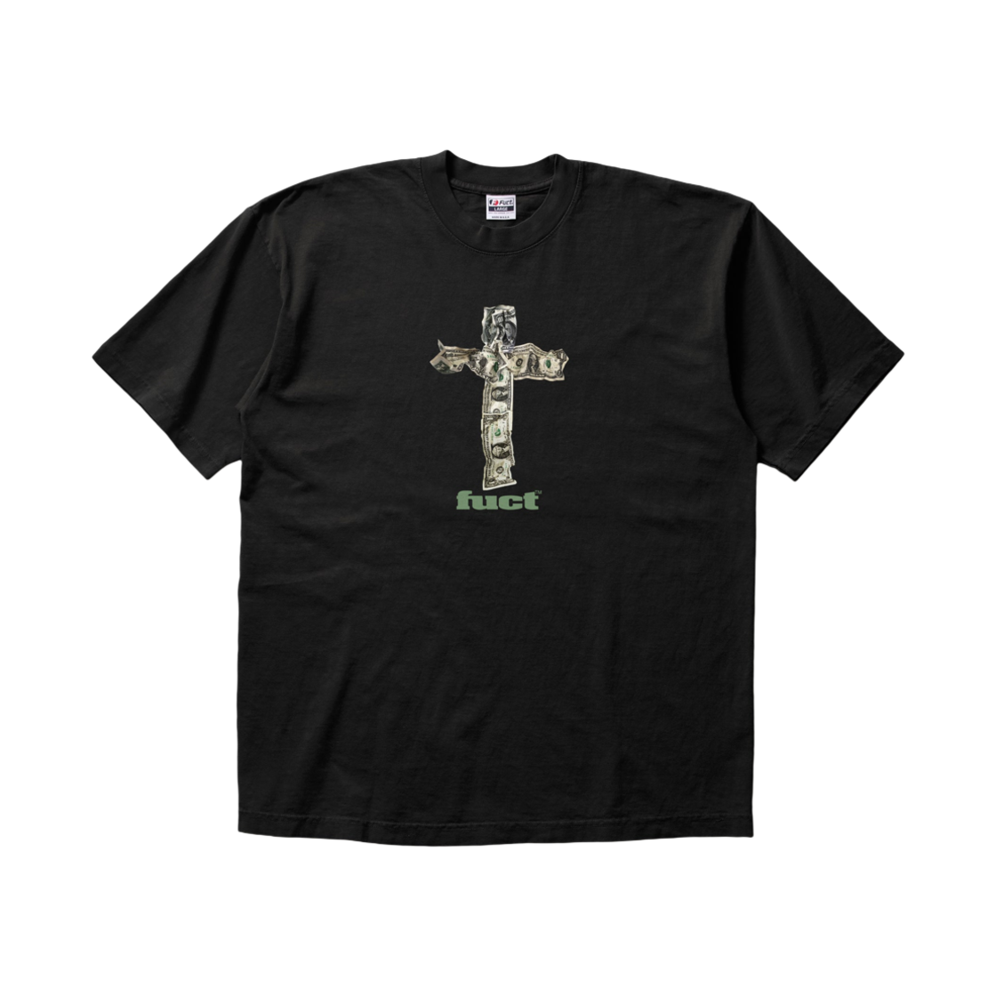 퍽트 캐쉬 크로스 티셔츠 블랙 - 24SS(Fuct Ca$h Cross T-Shirt Black - 24SS)