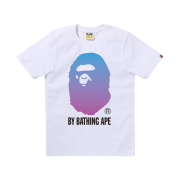 (W) BAPE Gradation By Bathing Ape T-Shirt White