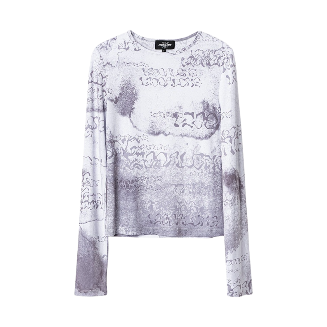 WL243JLT02WVLT MELLOW Rose Artwork Slim Tshirts Violet