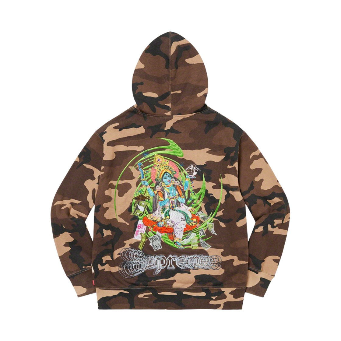 슈프림 락슈미 집업 후드 스웨트셔츠 브라운 카모 - 22FW(Supreme Lakshmi Zip Up Hooded Sweatshirt Brown Camo - 22FW) - 1