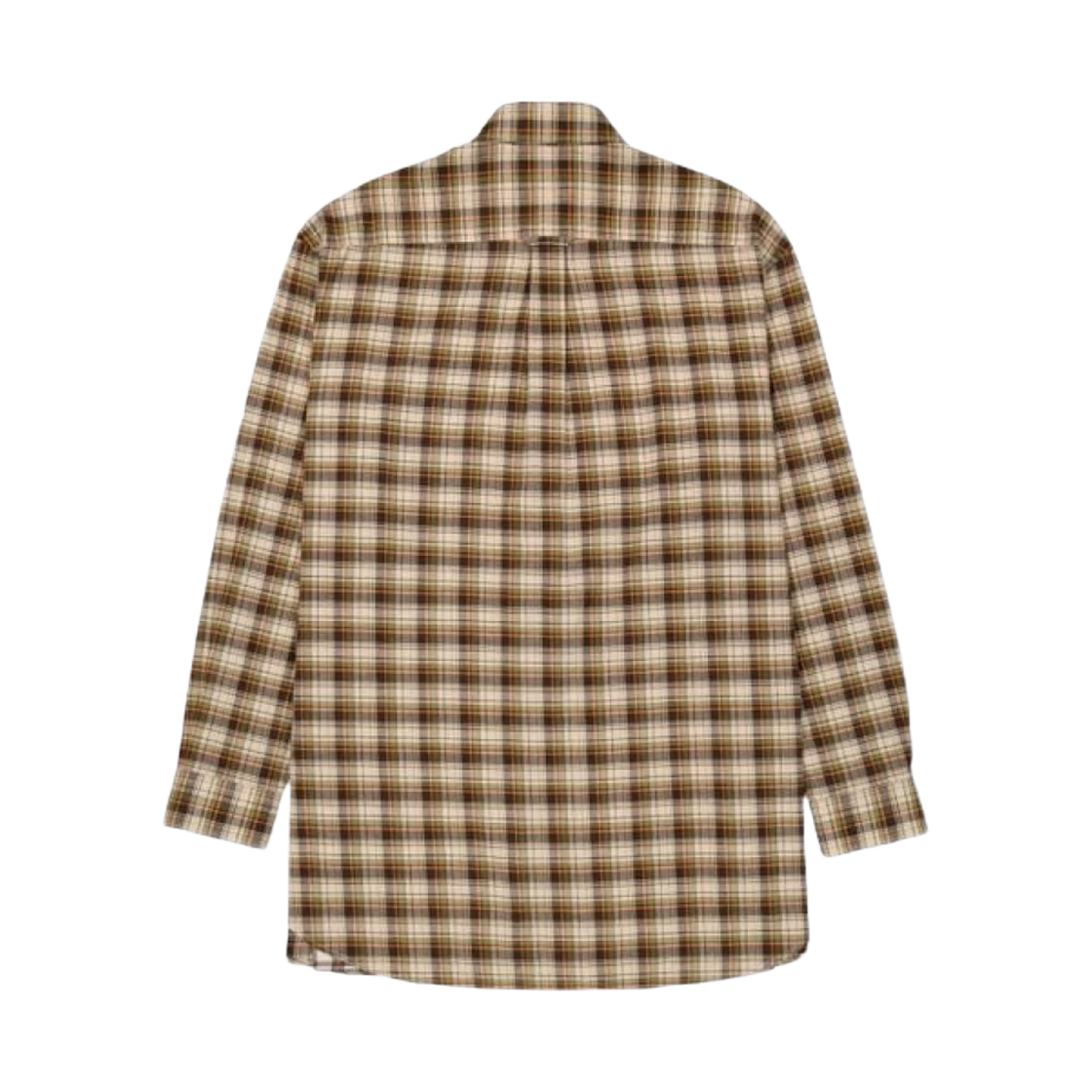 버버리 지퍼 헴 체크 플란넬 셔츠 다크 올리브 체크(Burberry Zipped Hem Check Flannel Shirt Dark Olive Check) - 2