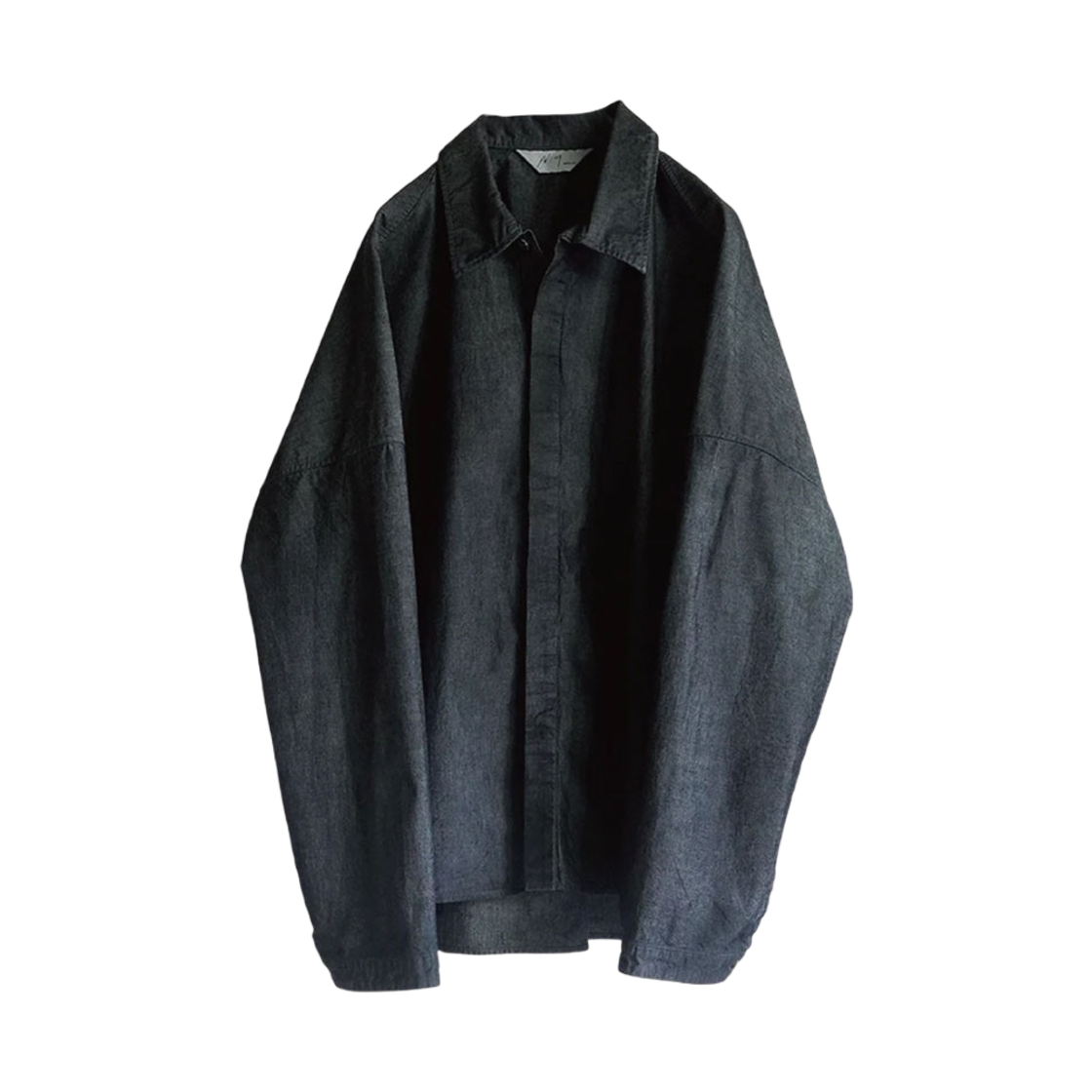 ANC-SH31-B-1 Ancellm Chanbray Dress LS Shirt Indigo