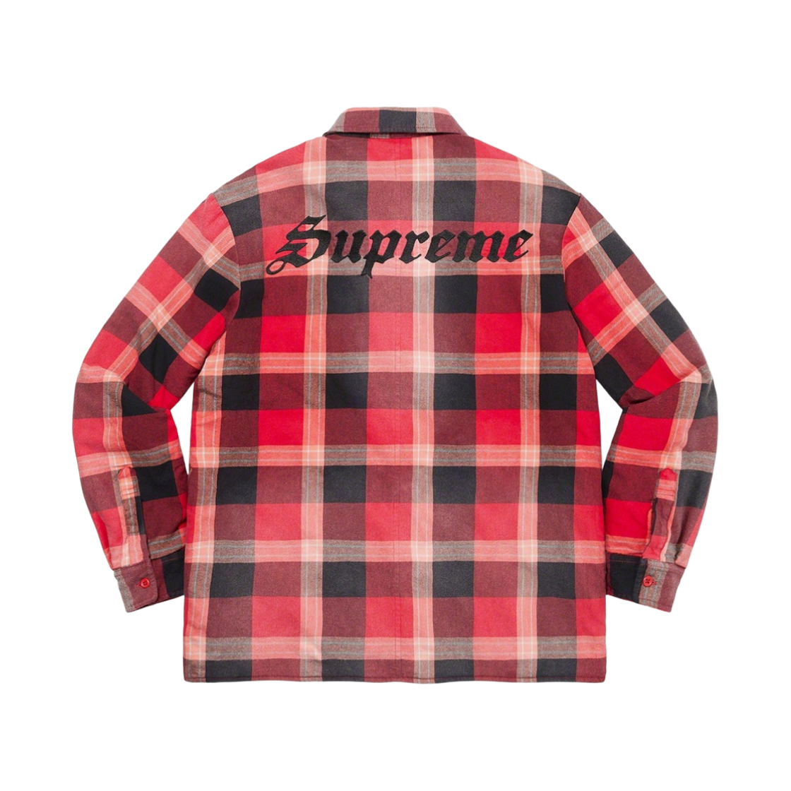 슈프림 퀼티드 플란넬 셔츠 레드 - 20FW(Supreme Quilted Flannel Shirt Red - 20FW) - 3