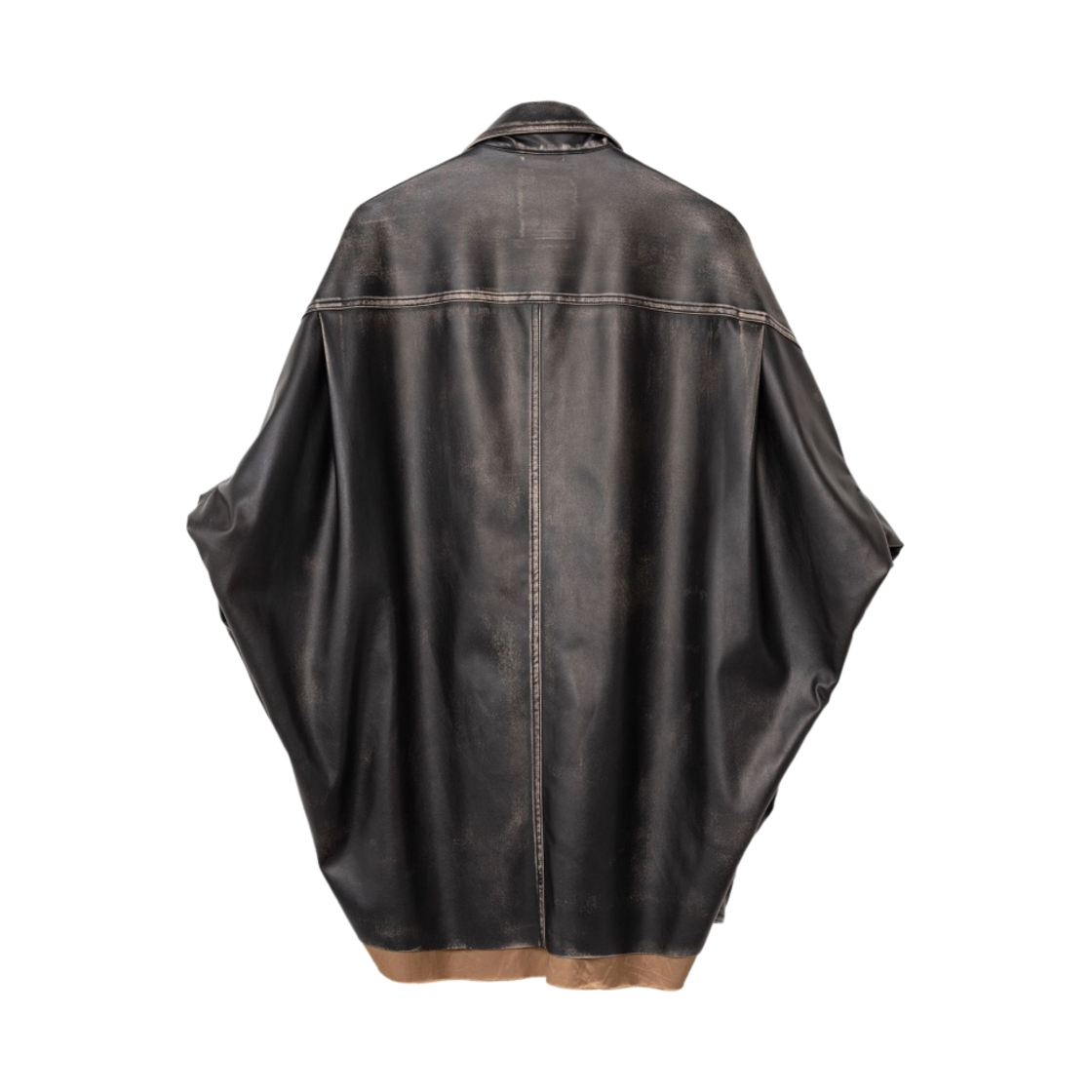 메종 미하라 야스히로 신세틱 레더 셔츠 블랙(Maison Mihara Yasuhiro Synthetic Leather Shirt Black) - 2