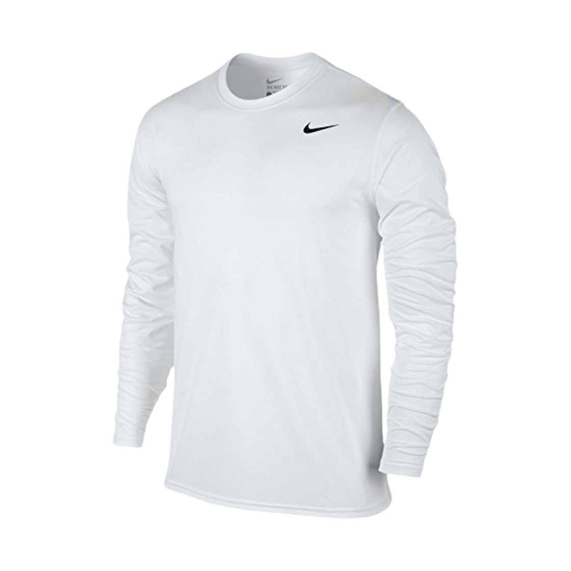 718838-100 Nike Dri-Fit Training Long Sleeve T-Shirt White - Asia