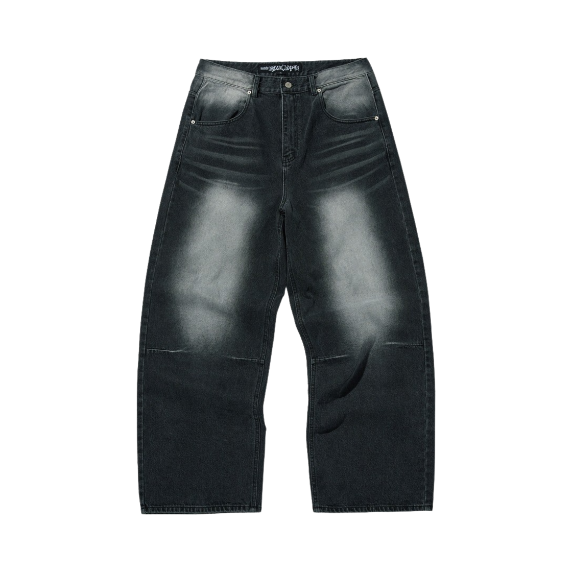 스웨이드 컬러 워시드 데님 블랙(Suade Color Washed Denim Black)