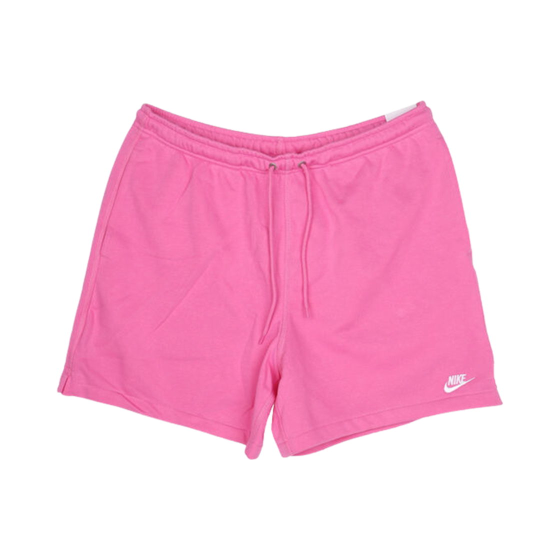 나이키 클럽 프렌치 테리 플로우 쇼츠 플레이풀 핑크 화이트 - 아시아