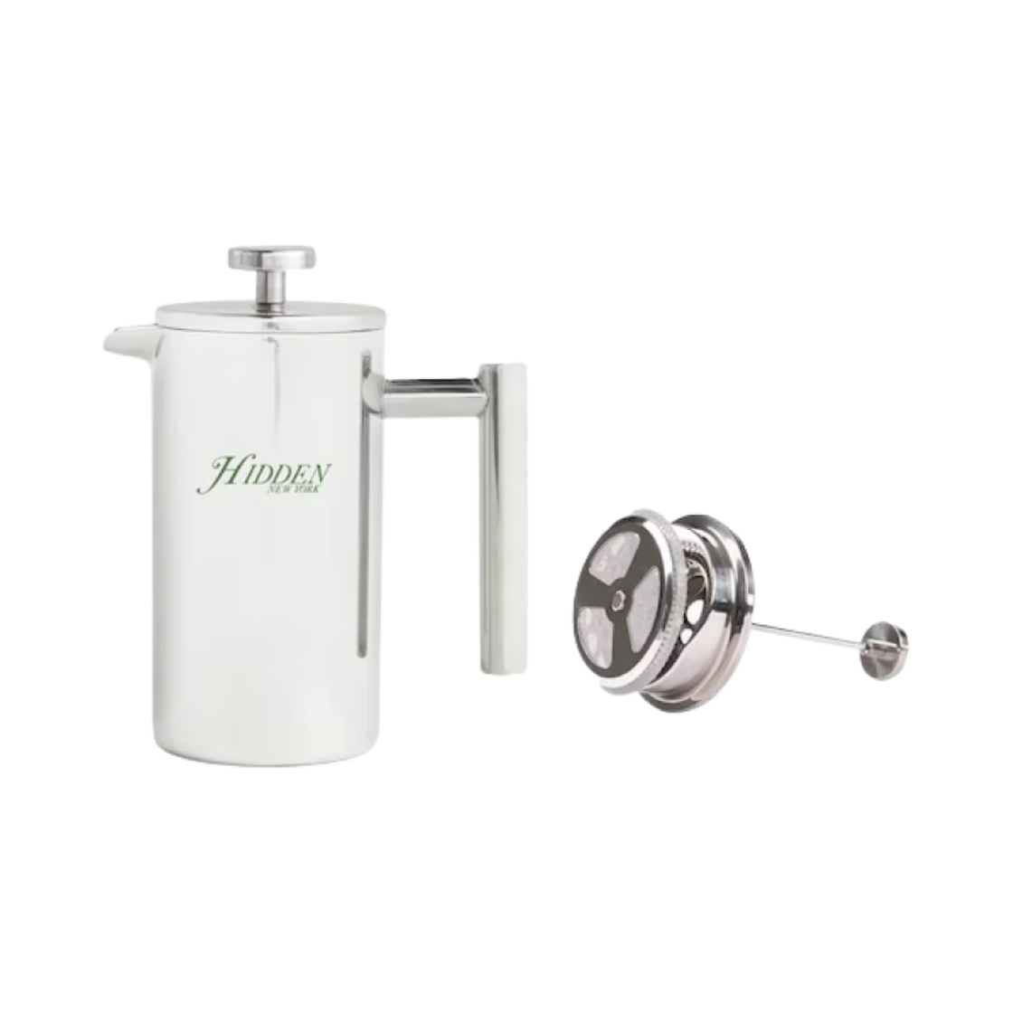- Hidden NY French Press Silver