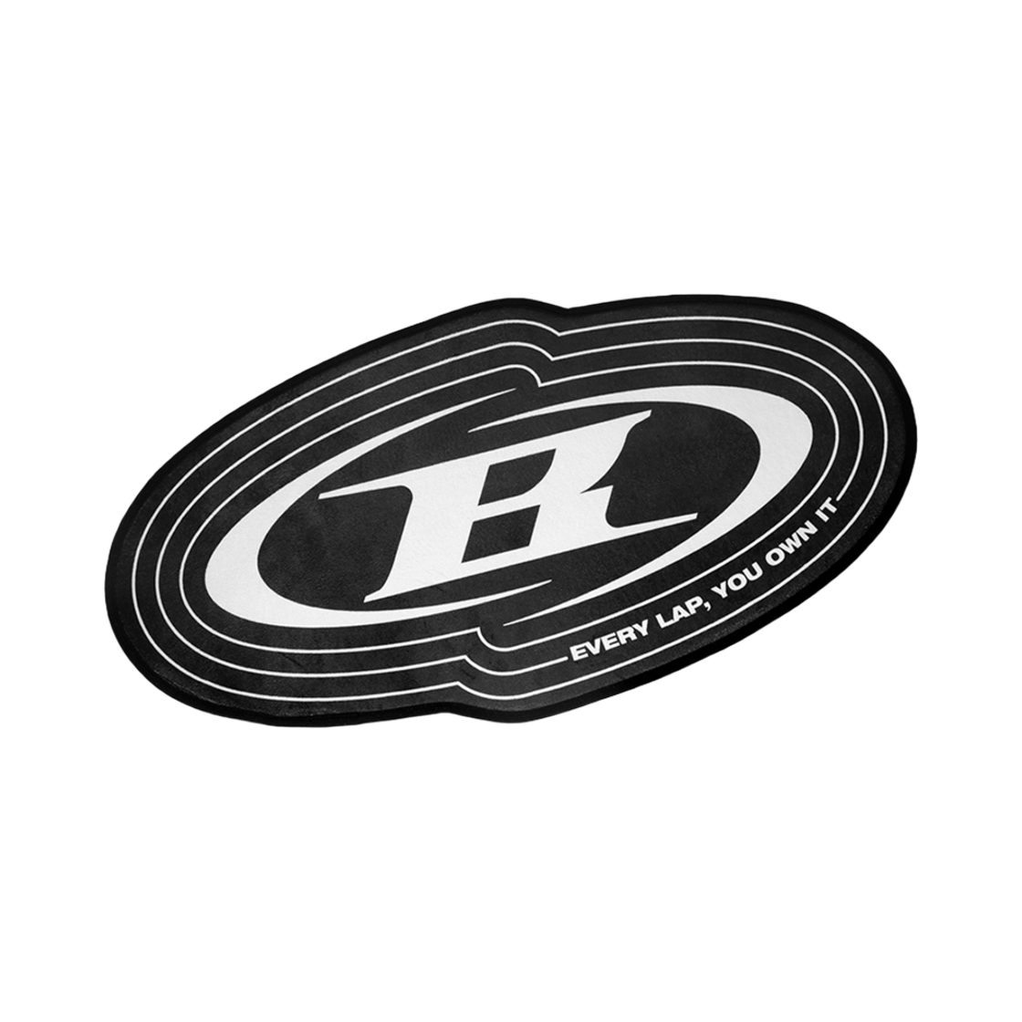 BG5UAC440BK BORN TO WIN Track Mini Rug Black