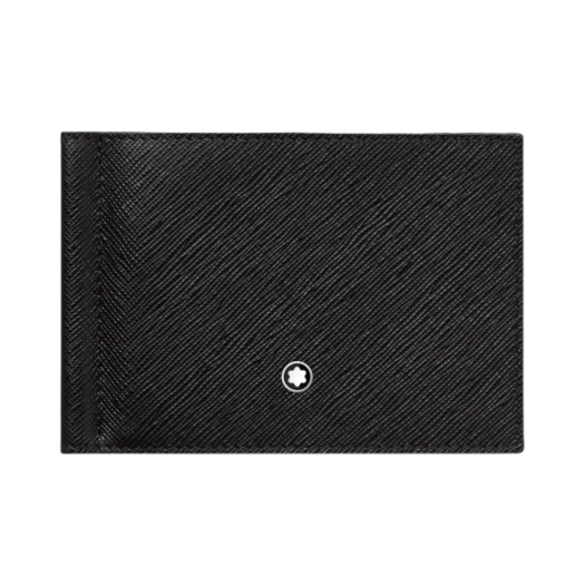 Montblanc Sartorial 6cc Wallet with Money Clip Black
