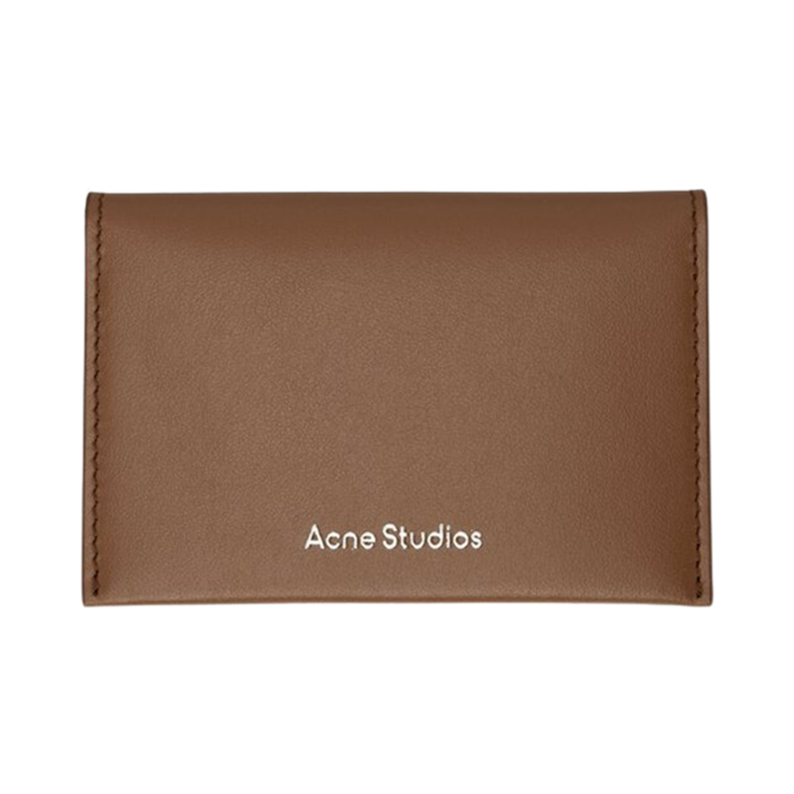 CG0236-640 Acne Studios Folded Leather Wallet Camel Brown