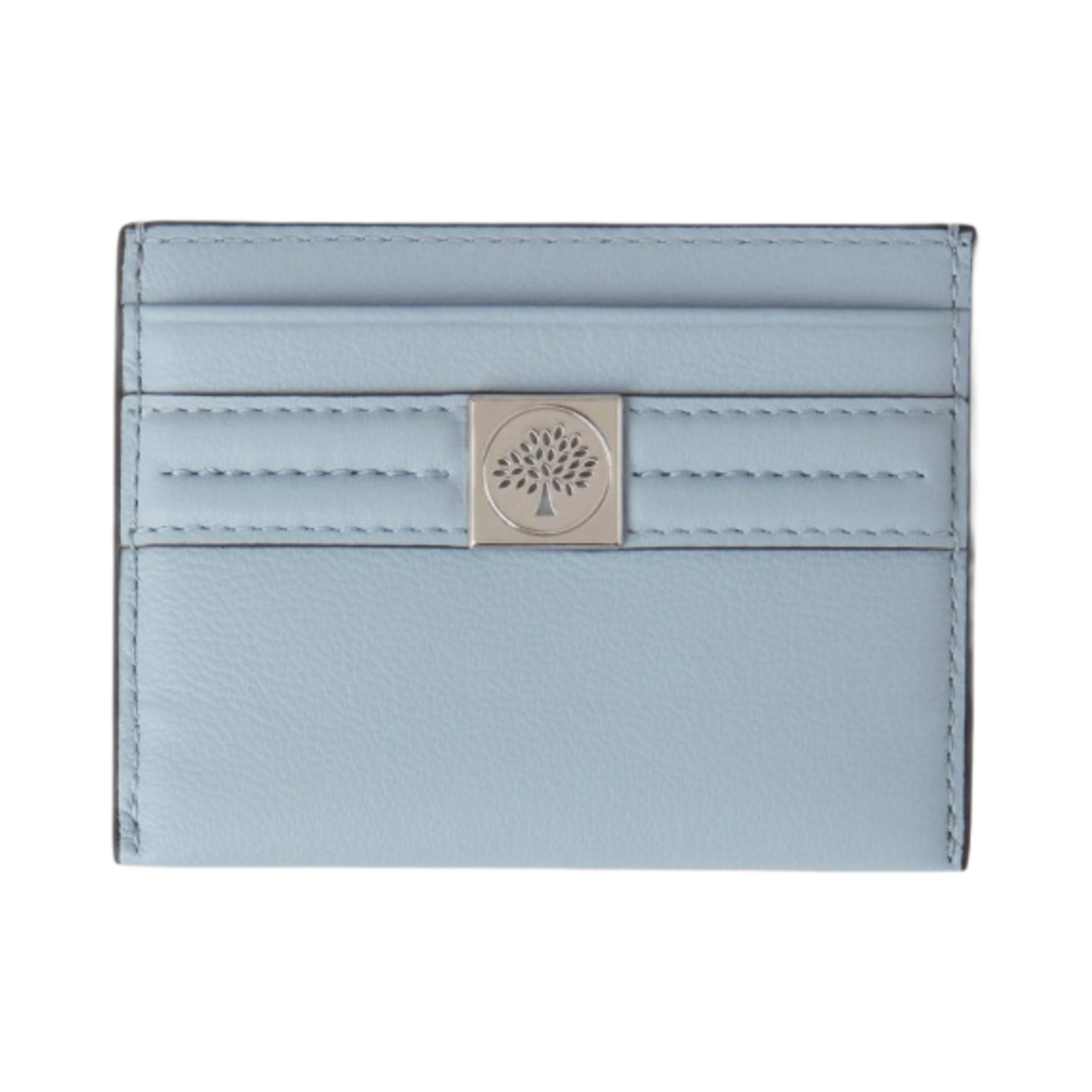 멀버리 마이크로 클래식 그레인 트리 카드 케이스 슬립 포플린 블루(Mulberry Micro Classic Grain Tree Card Case Slip Poplin Blue)