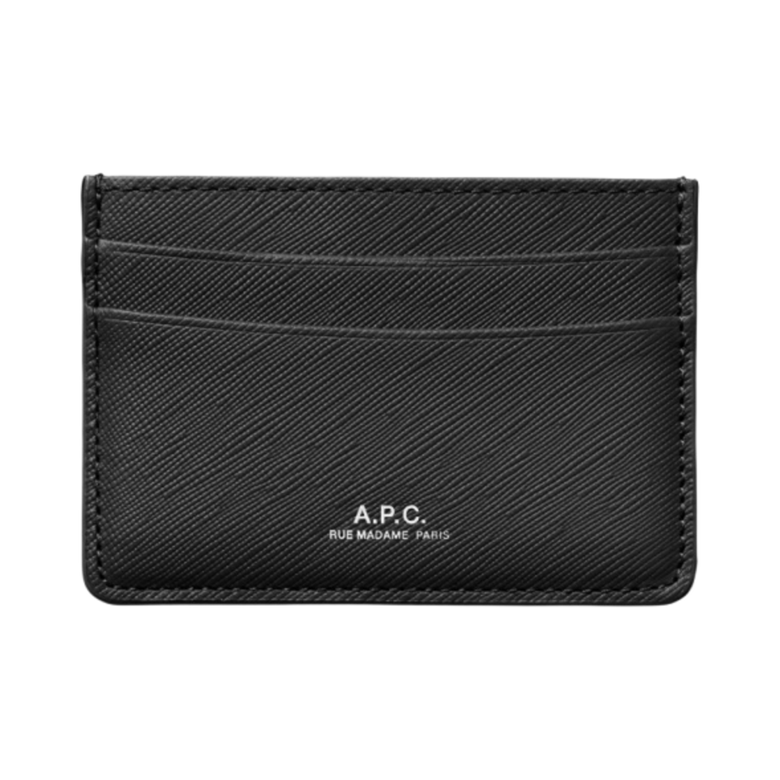 PXBJQ-H63028-LZZ A.P.C. Andre Card Holder Black