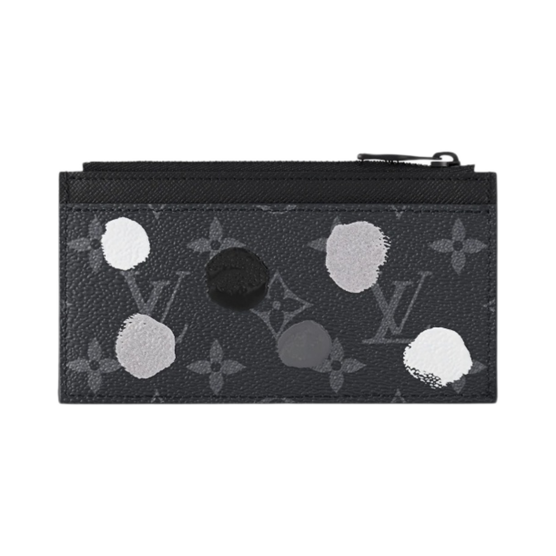 루이비통 x 야요이 쿠사마 코인 카드 홀더 블랙 실버(Louis Vuitton x YK Coin Card Holder Black Silver) - 3