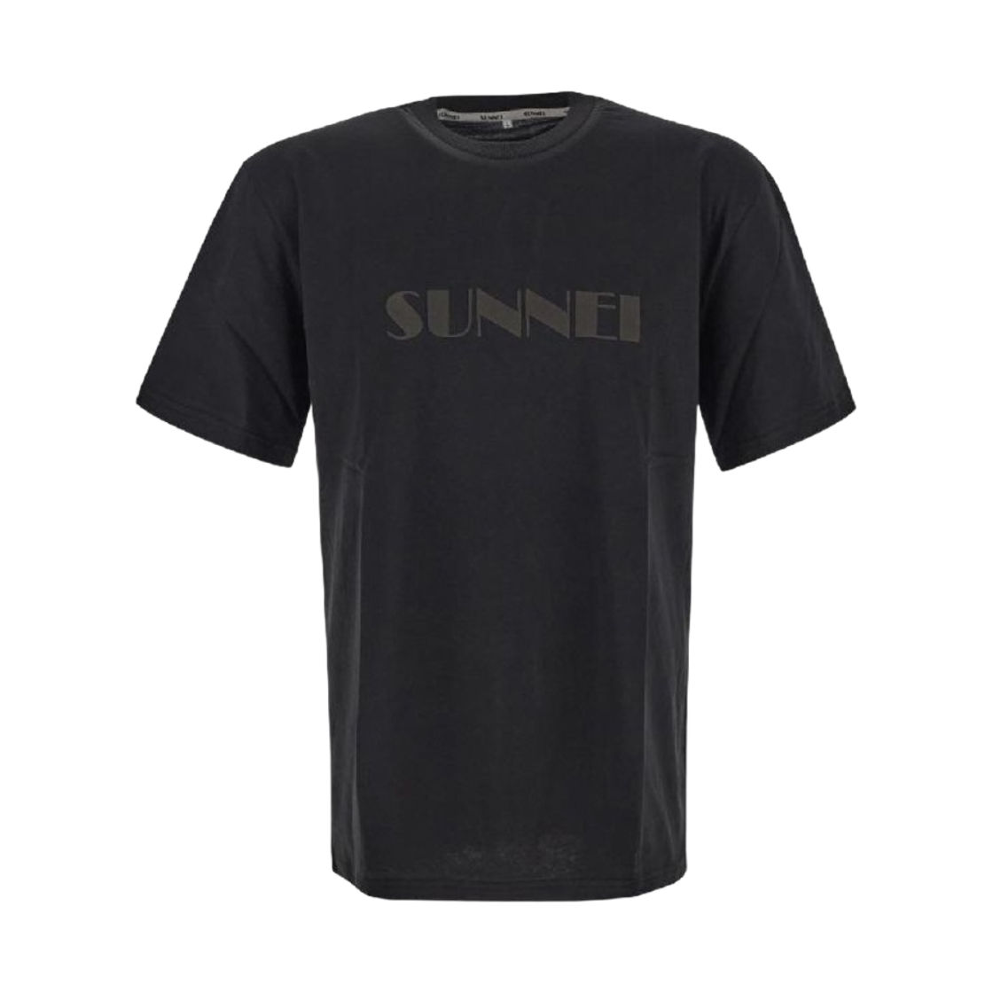 CRTWXTOP008-JER012-001 Sunnei Classic Logo T-Shirt Black