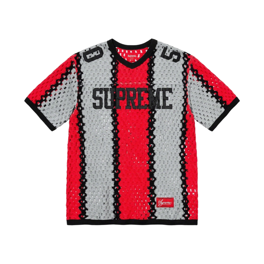 슈프림 크로쉐 풋볼 저지 블랙 - 23SS