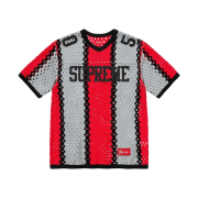 Supreme Crochet Football Jersey Black - 23SS