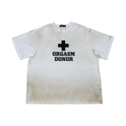 Project G/R Orgasm Donor T-Shirt Dirty White