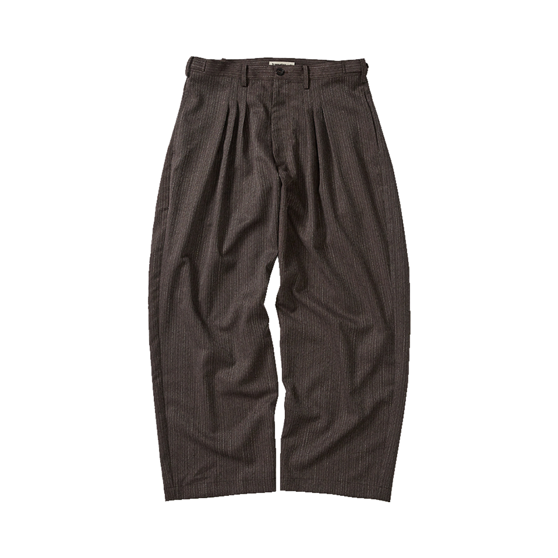 KAT7442 Karactor Herringbone Pleat Pants Maroon