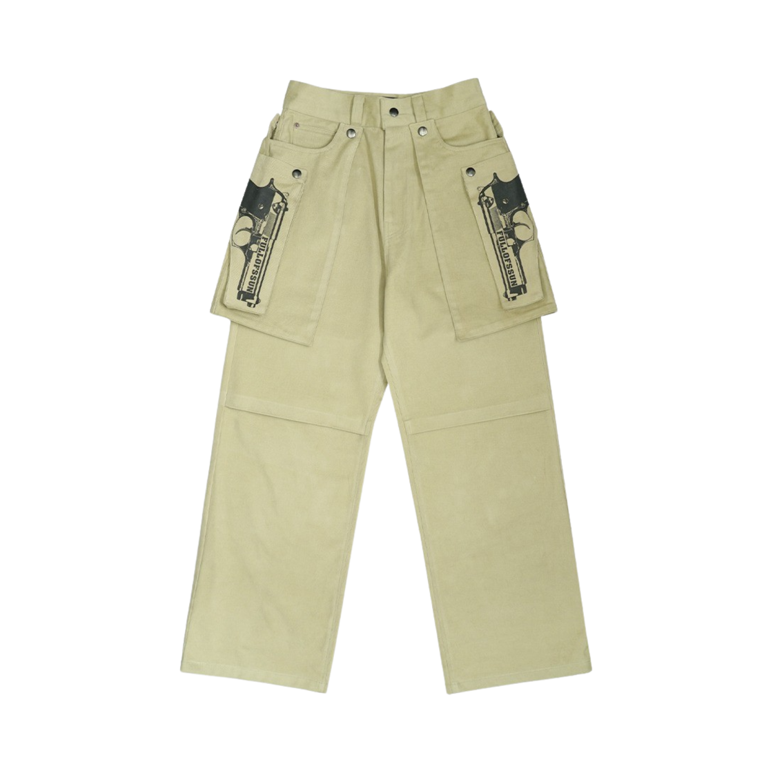 24SS-15 Full of Ssun Gunpocket Cargo Pants Ver.2 Khaki Grey