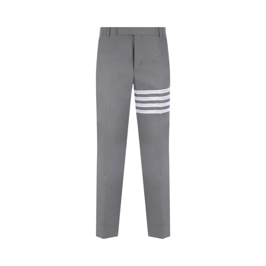 톰브라운 코튼 사선 브로더리 앙글레즈 언컨스트럭티드 클래식 치노 그레이(Thom Browne Cotton 4-Bar Broderie Anglaise Unconstructed Classic Chino Grey) - 1